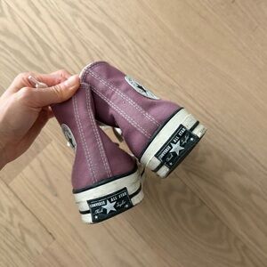 Converse High Top Sneakers in Mauve Purple / dusty pink